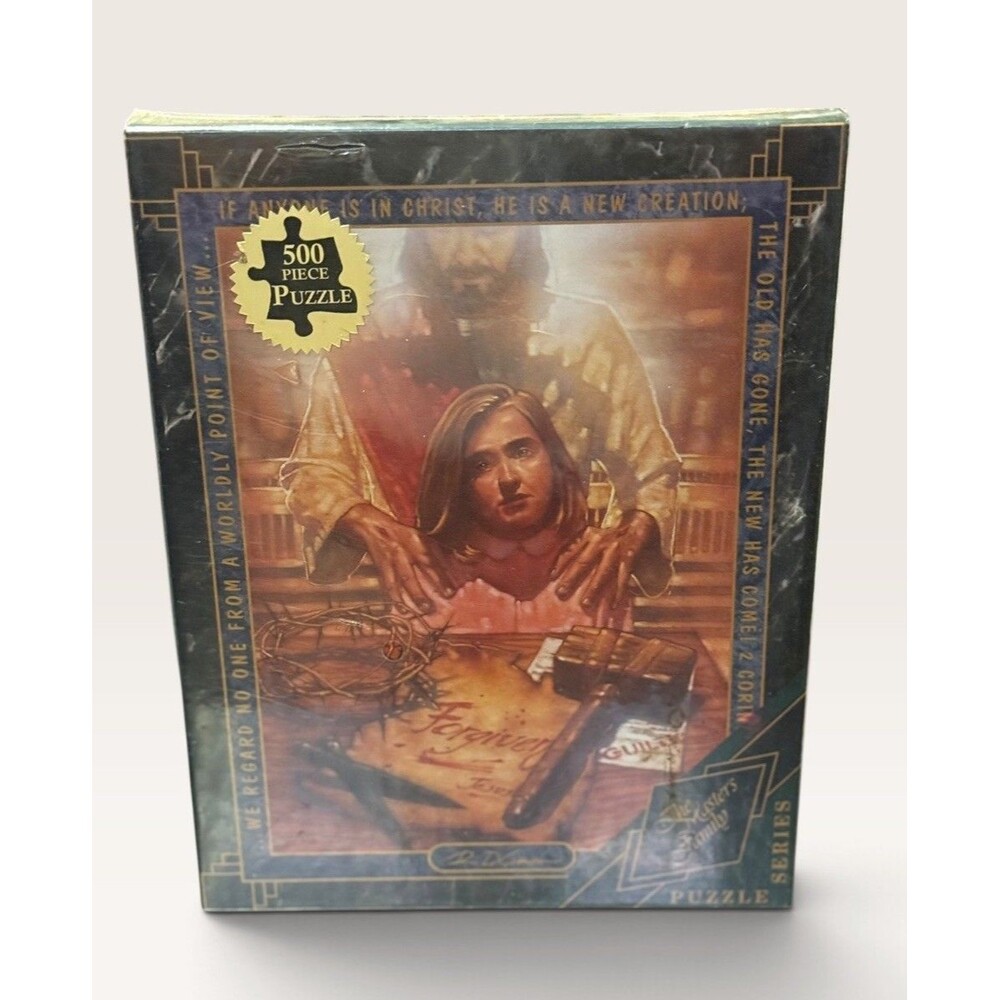 NEW The Master's Family Puzzle Ron DiCianni "Forgiven" 500 Piece Religious Jesus
